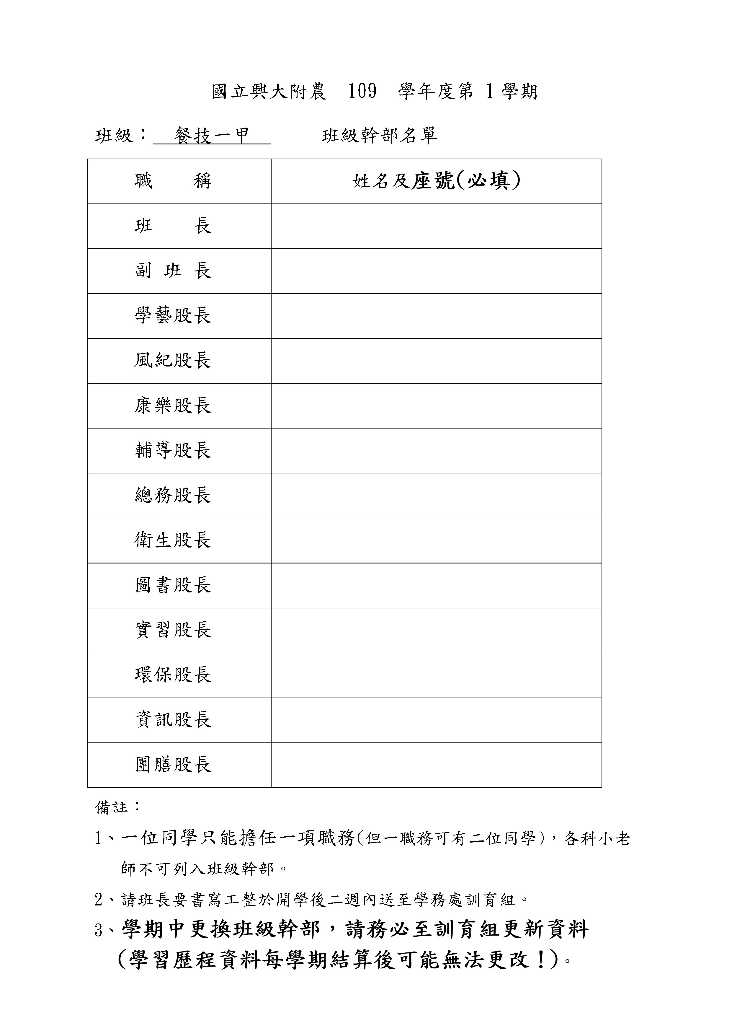 幹部名單